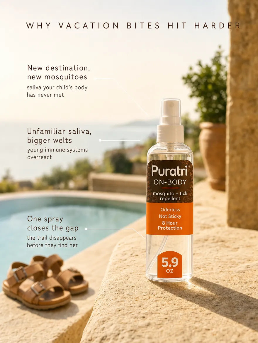 Puratri On-Body Tick & Mosquito Repellent Spray