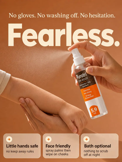 Puratri On-Body Tick & Mosquito Repellent Spray