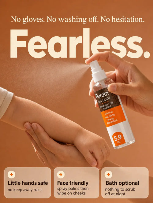 Puratri On-Body Tick & Mosquito Repellent Spray