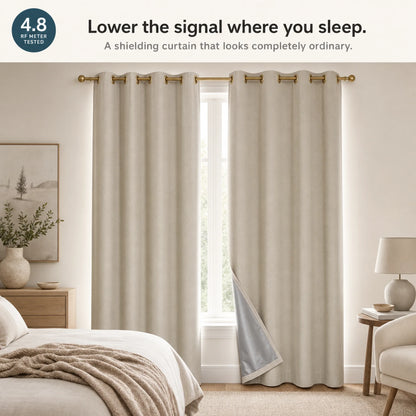 Puratri RF-Shielding Curtain 52x83.5 Inch (135x210cm)
